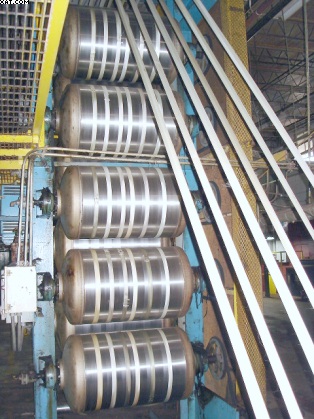 MORRISON Steam Can Stack, 24" wide, 10 cans, 73 psi.